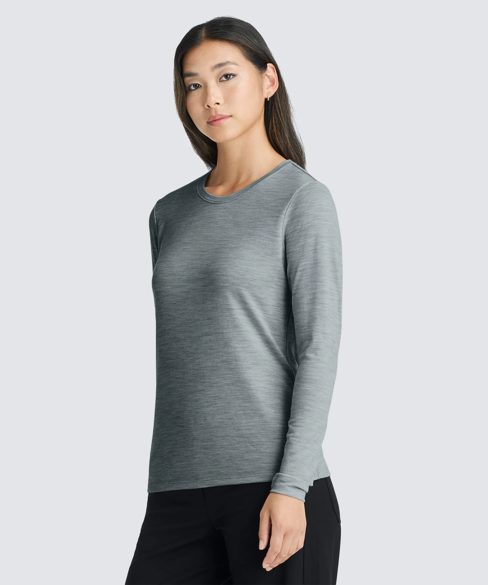 Women's Long Sleeve Merino Crew - Image 65