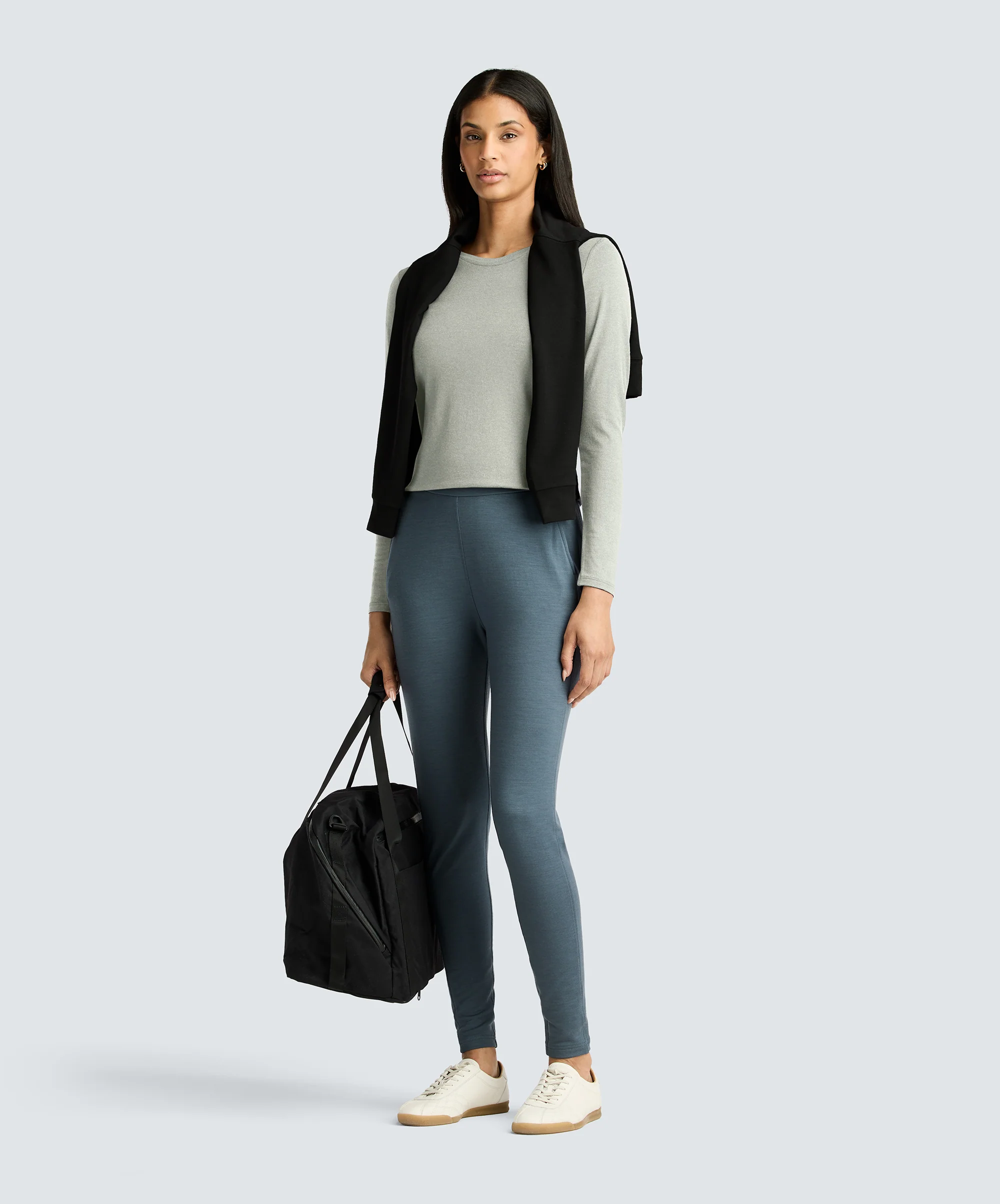 Women's Long Sleeve Merino Crew - Image 70