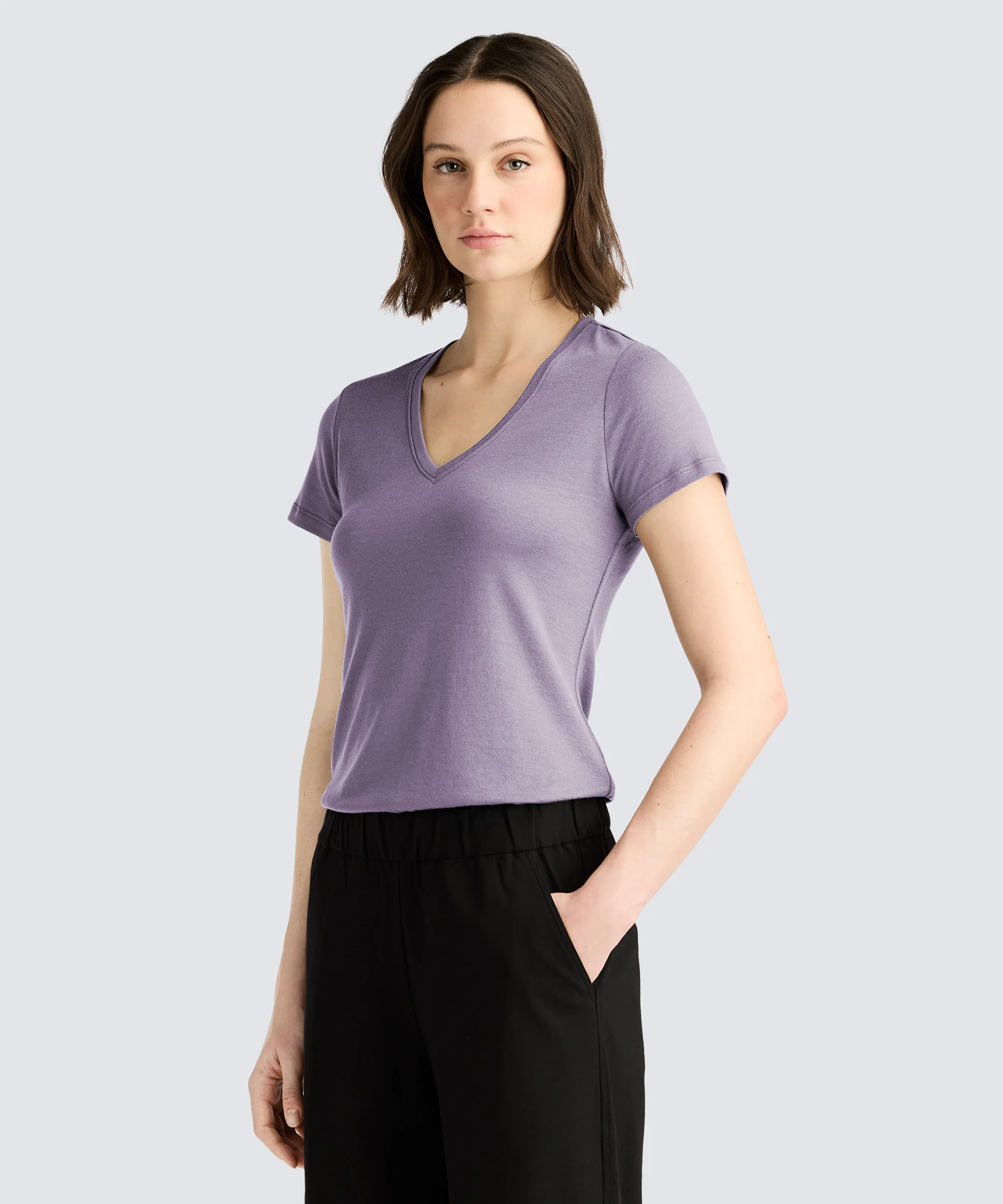 Women's Merino V-Neck T-Shirt - Image 12