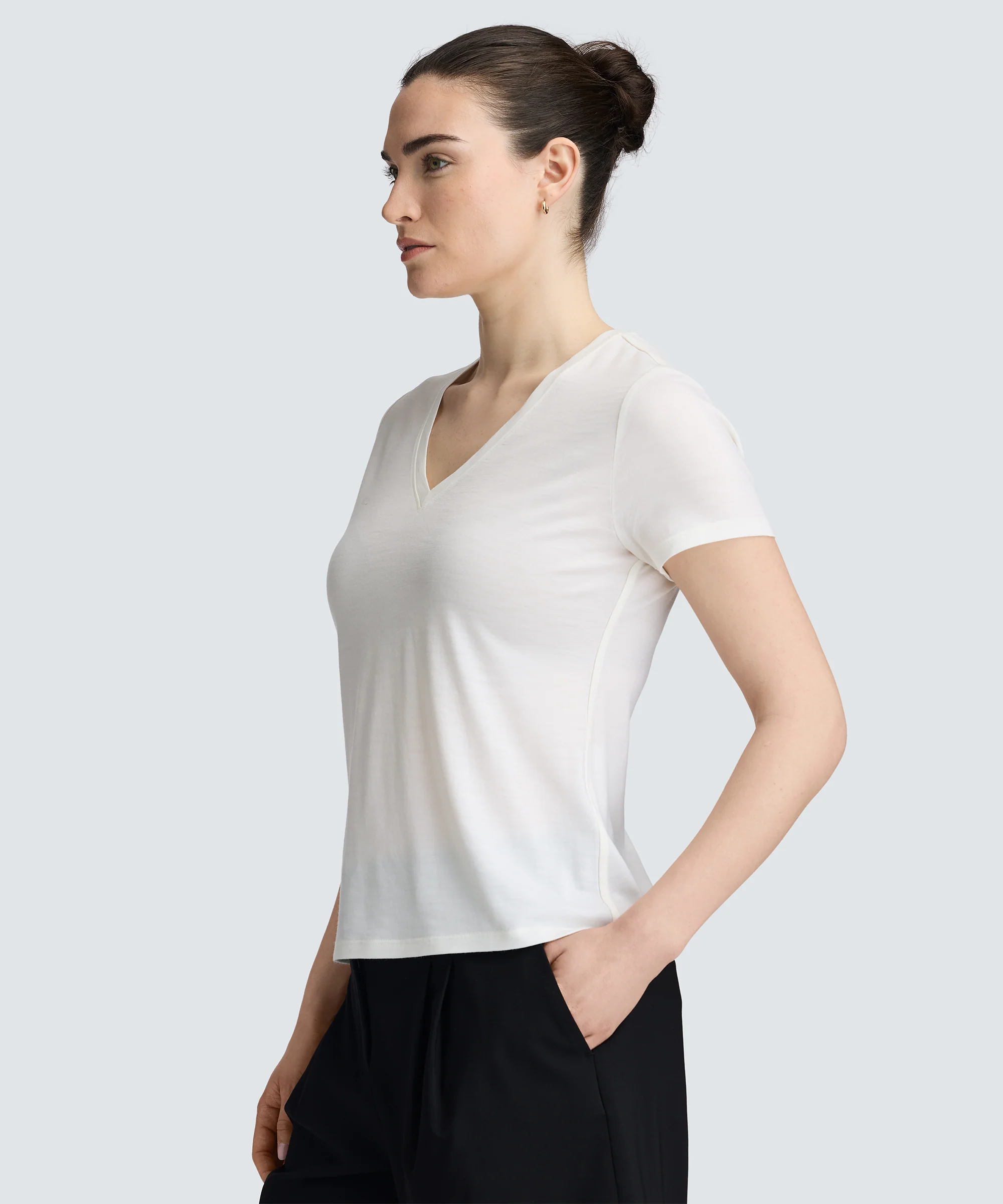 Women's Merino V-Neck T-Shirt - Image 55