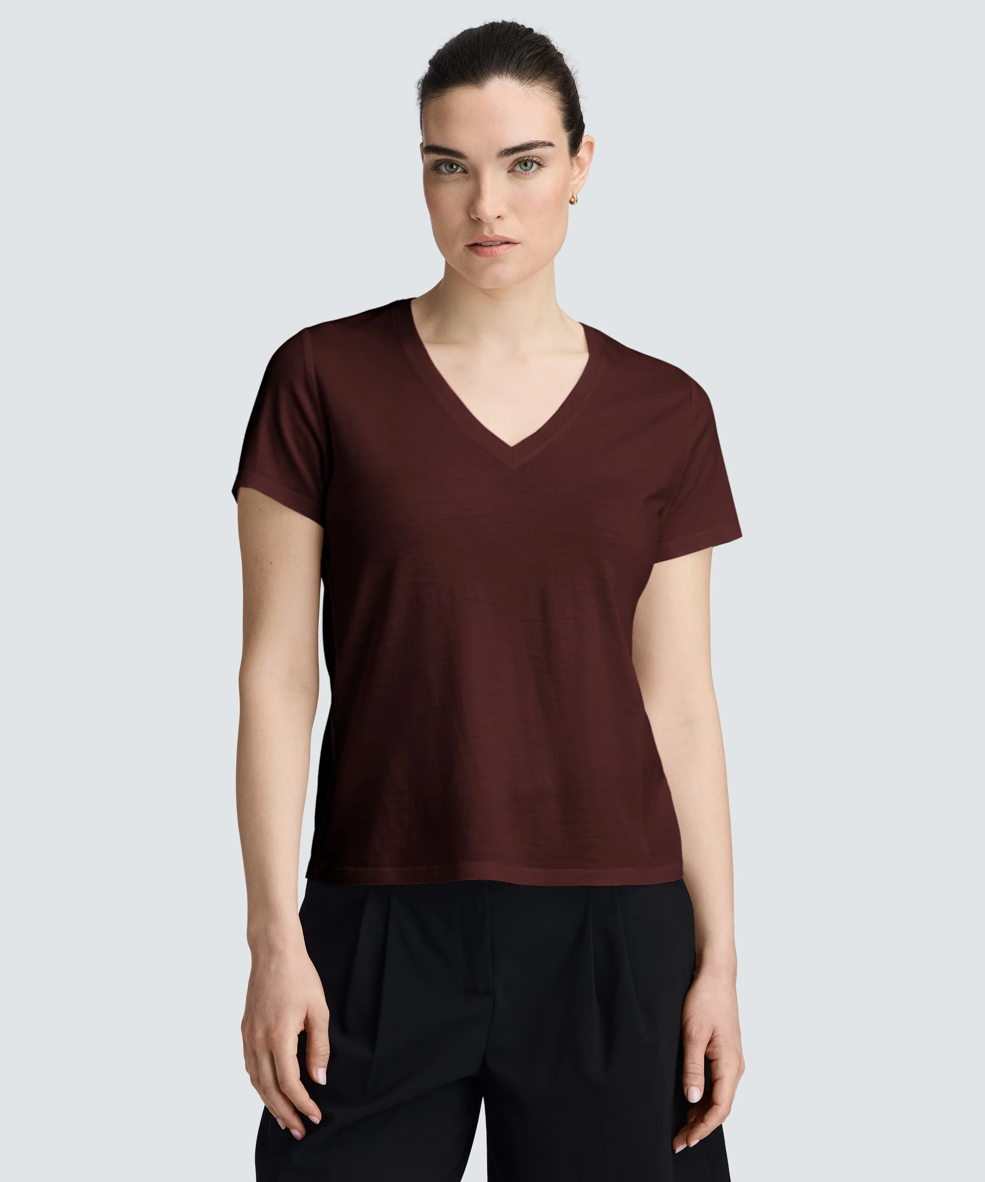 Women's Merino V-Neck T-Shirt - Image 64