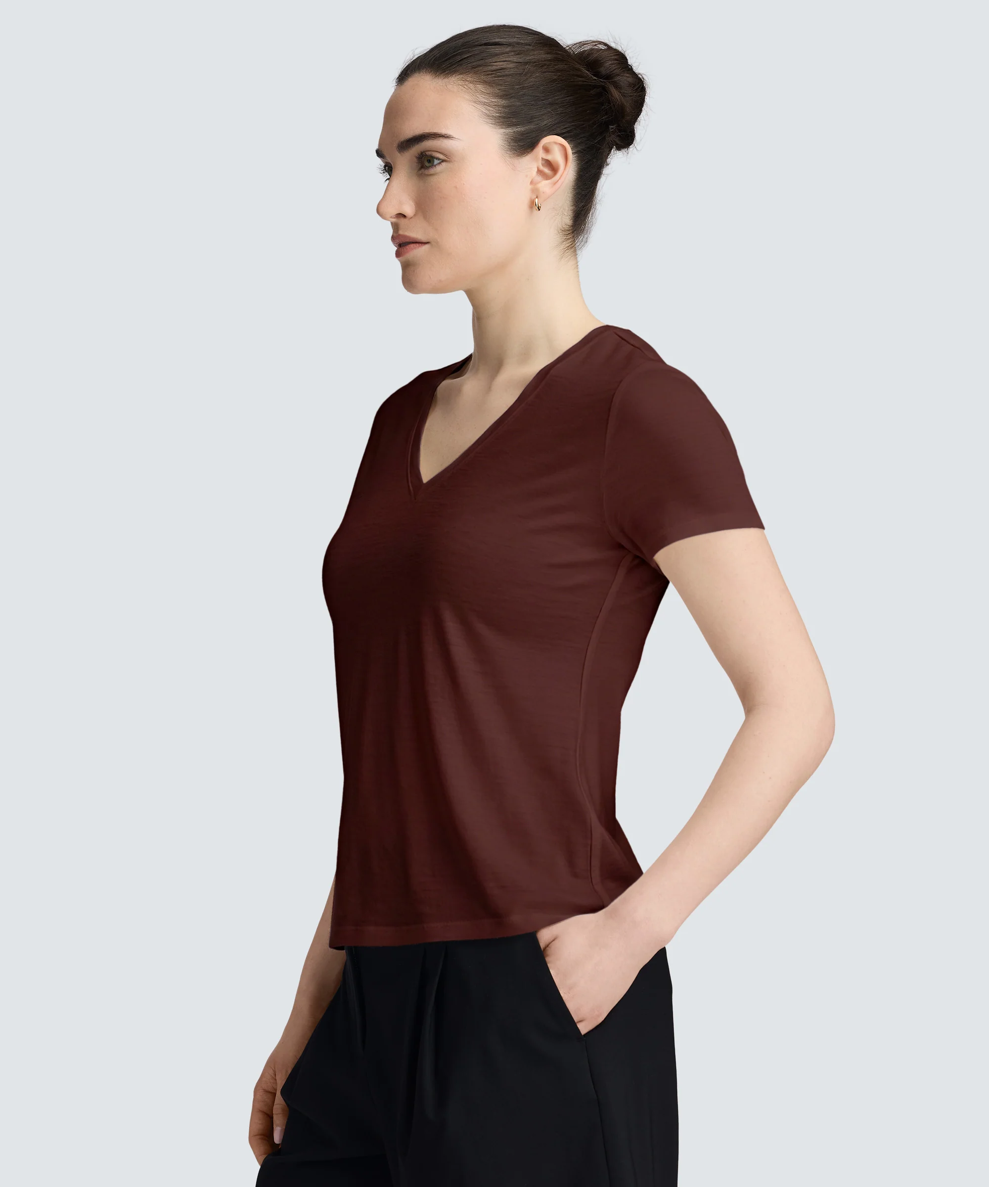 Women's Merino V-Neck T-Shirt - Image 66