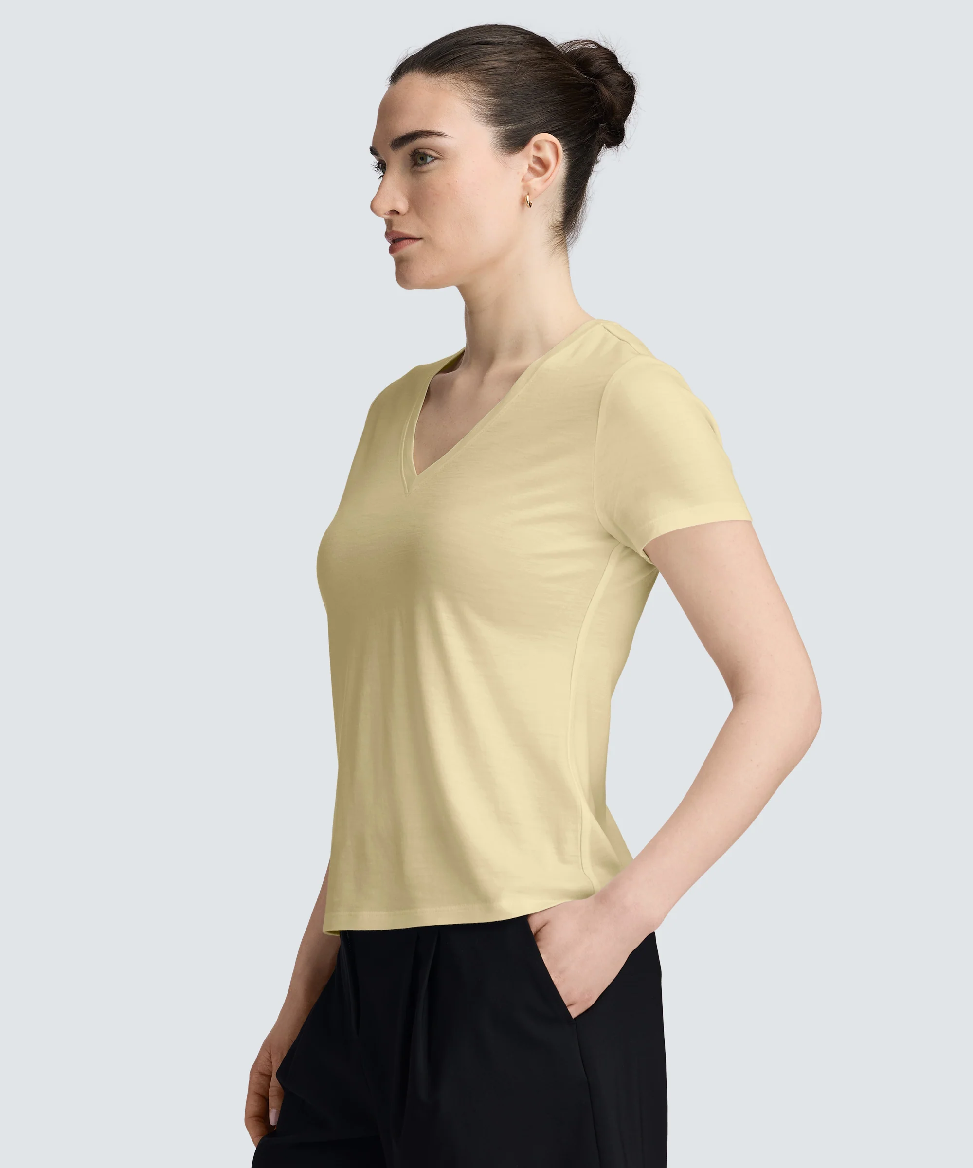 Women's Merino V-Neck T-Shirt - Image 73
