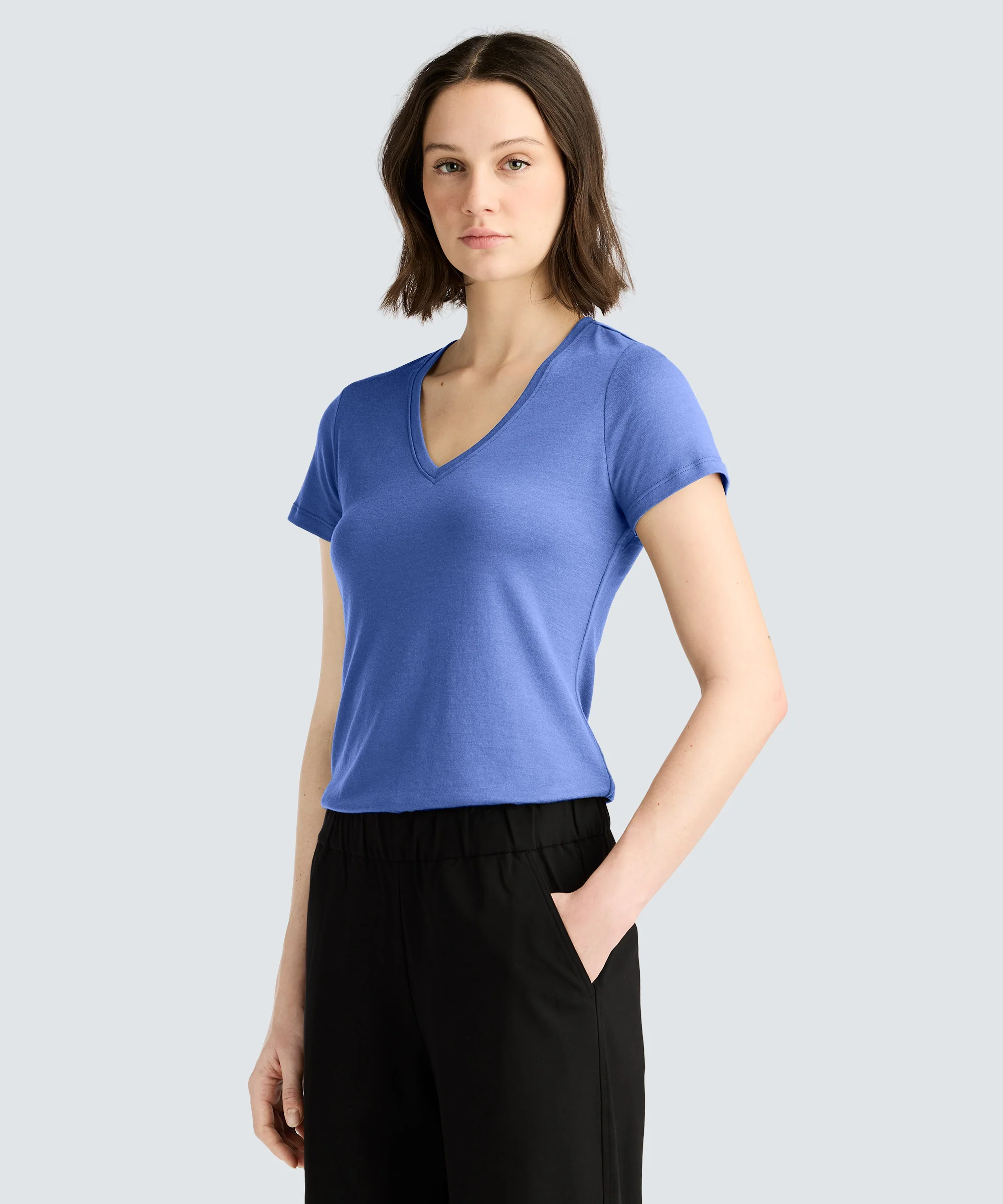 Women's Merino V-Neck T-Shirt - Image 82