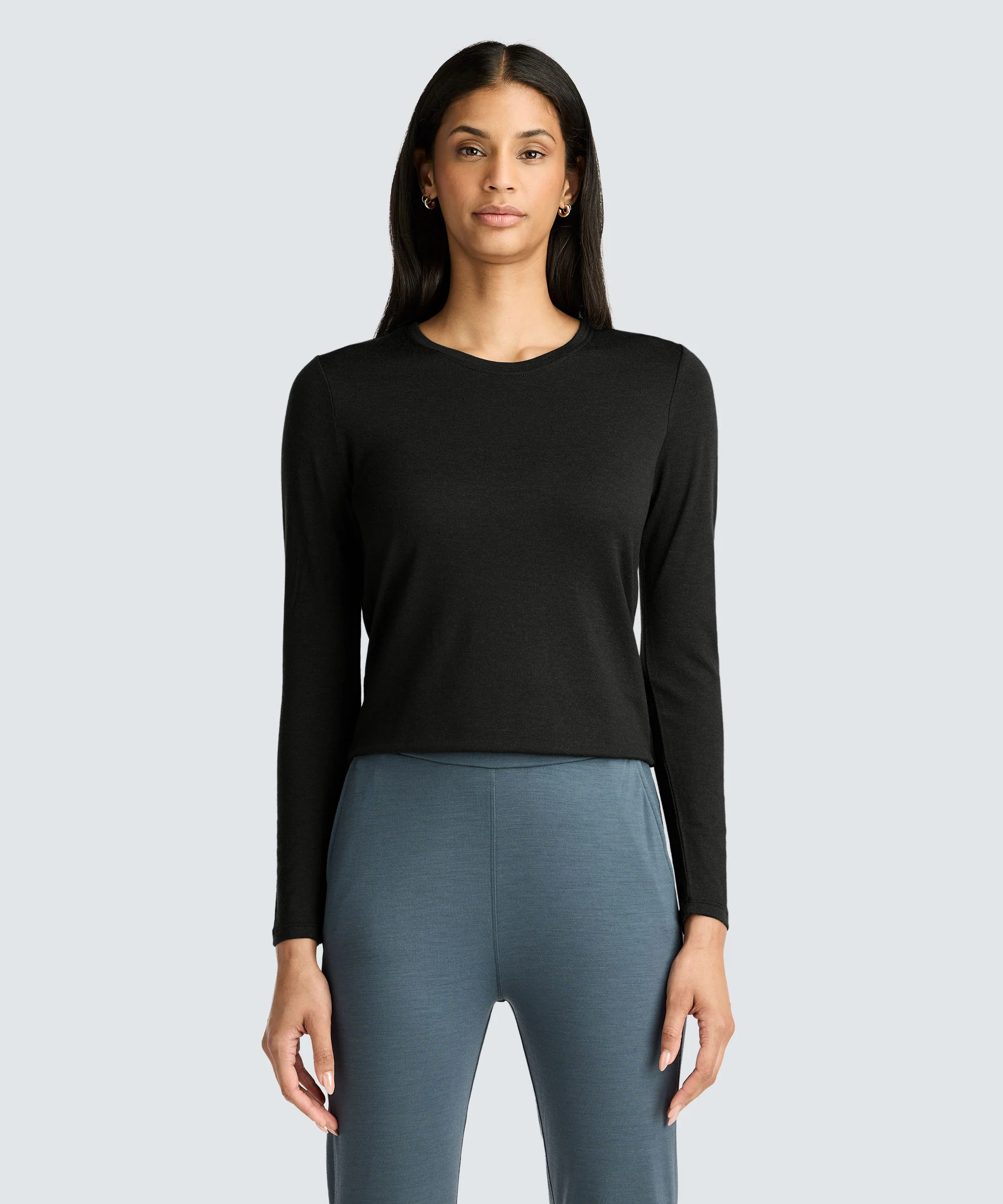 Women's Long Sleeve Merino Crew - Image 7