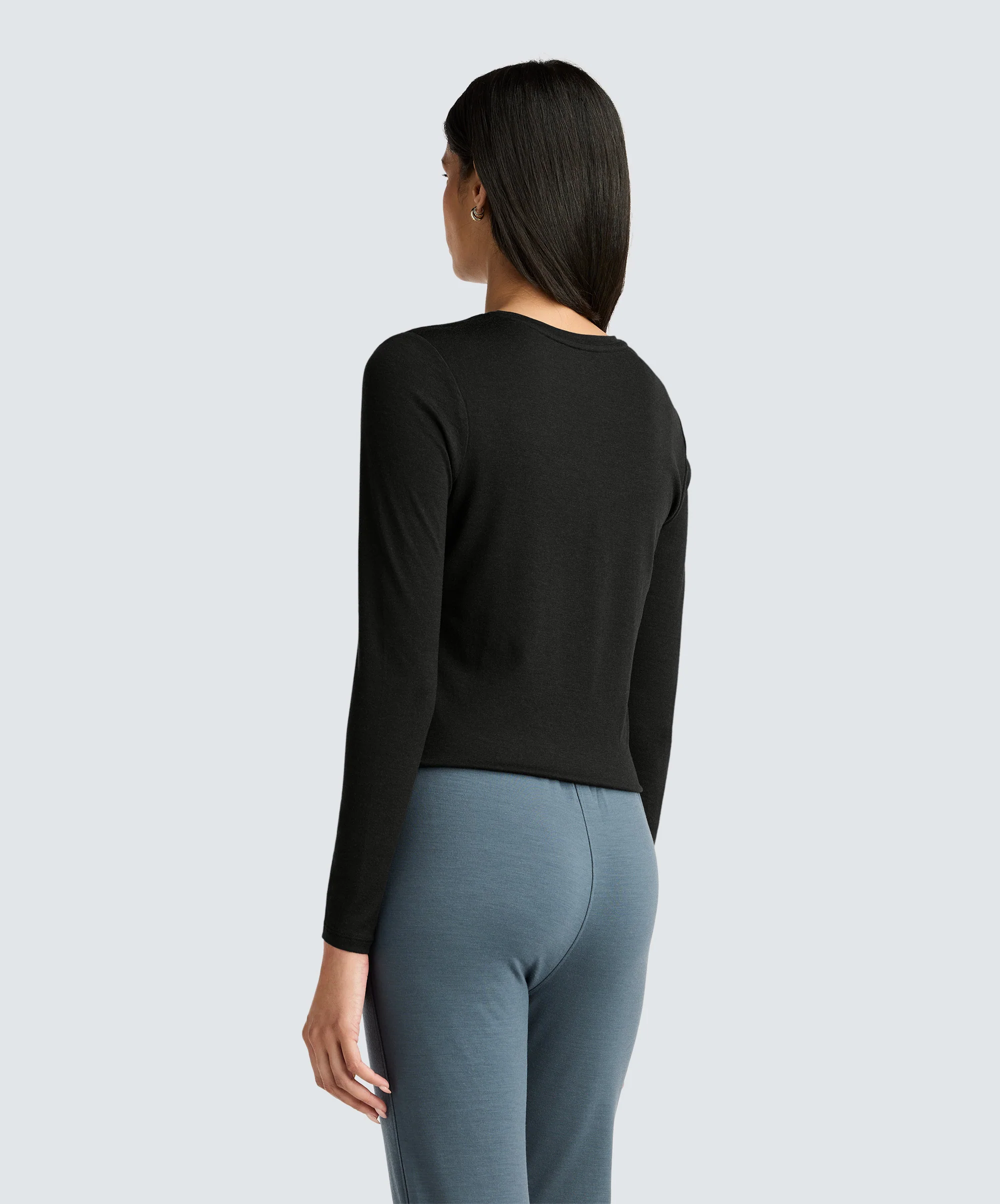 Women's Long Sleeve Merino Crew - Image 10