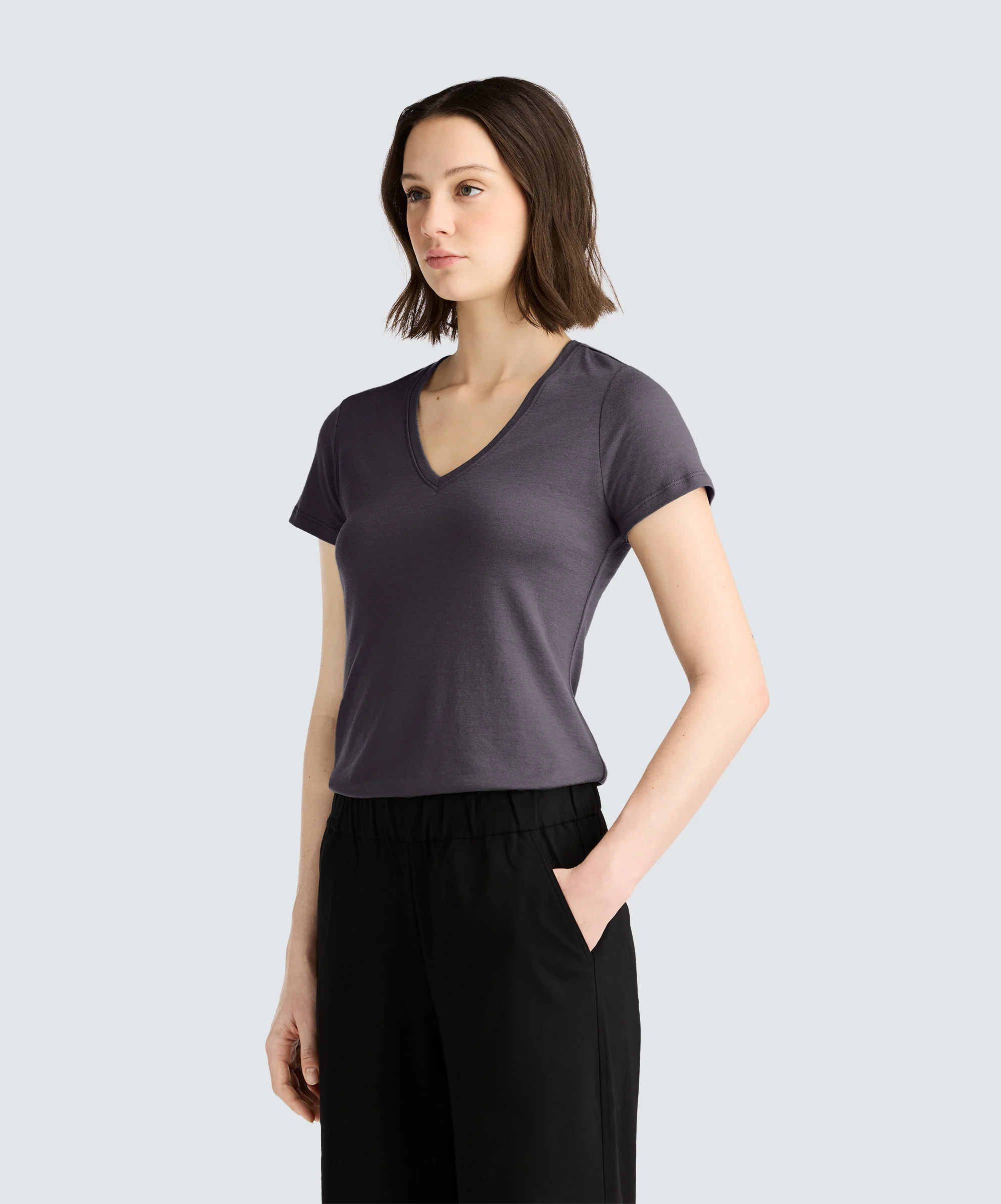 Women's Merino V-Neck T-Shirt - Image 14