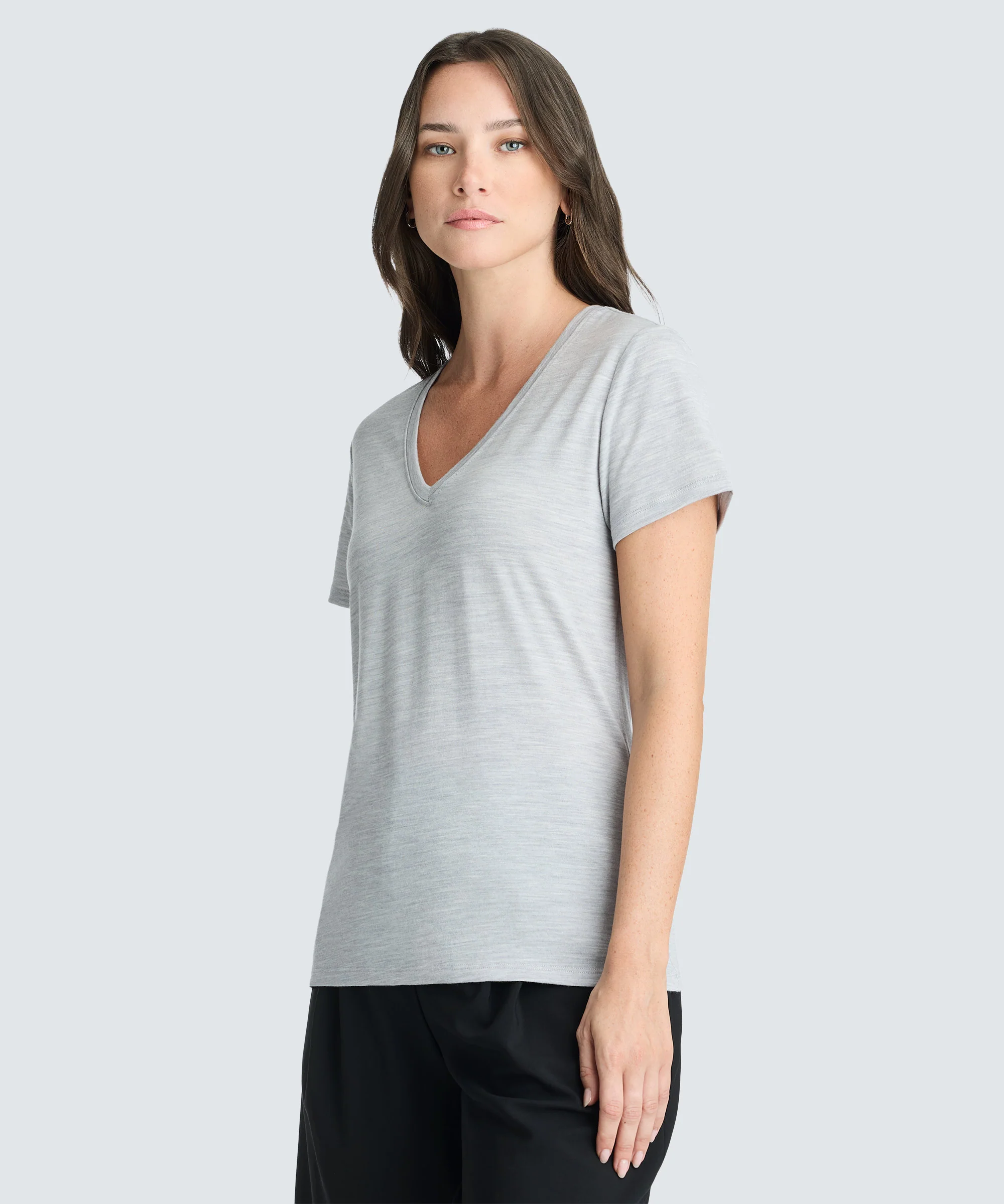 Women's Merino V-Neck T-Shirt - Image 9