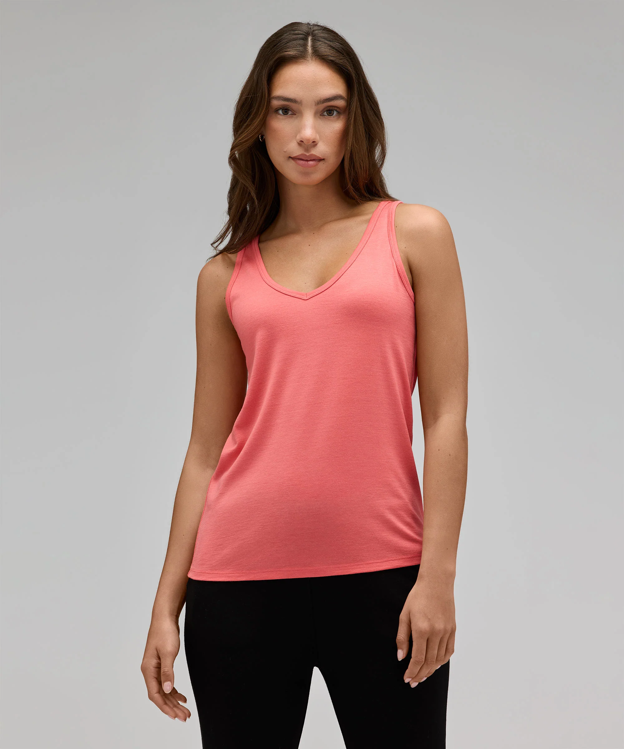 Women's Relaxed Merino V-Neck Tank - Image 11