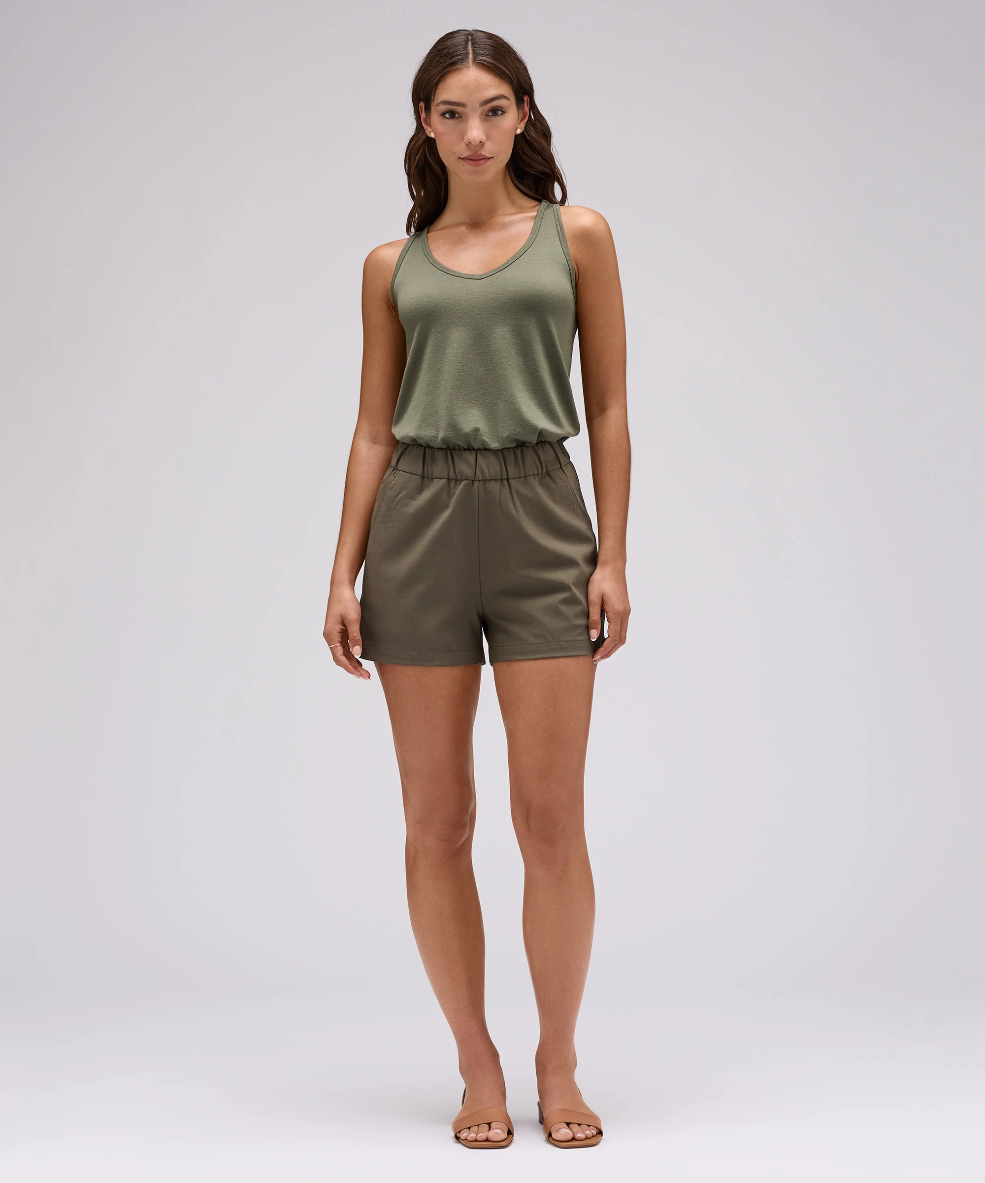 Women's Relaxed Merino V-Neck Tank - Image 18