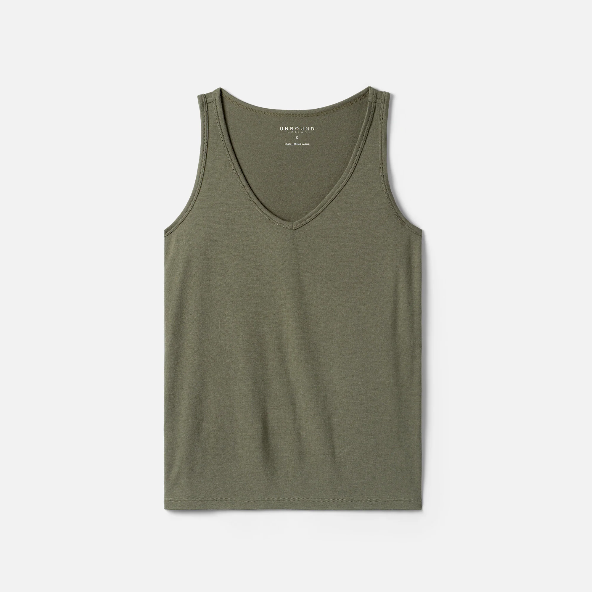 Women's Relaxed Merino V-Neck Tank - Image 22