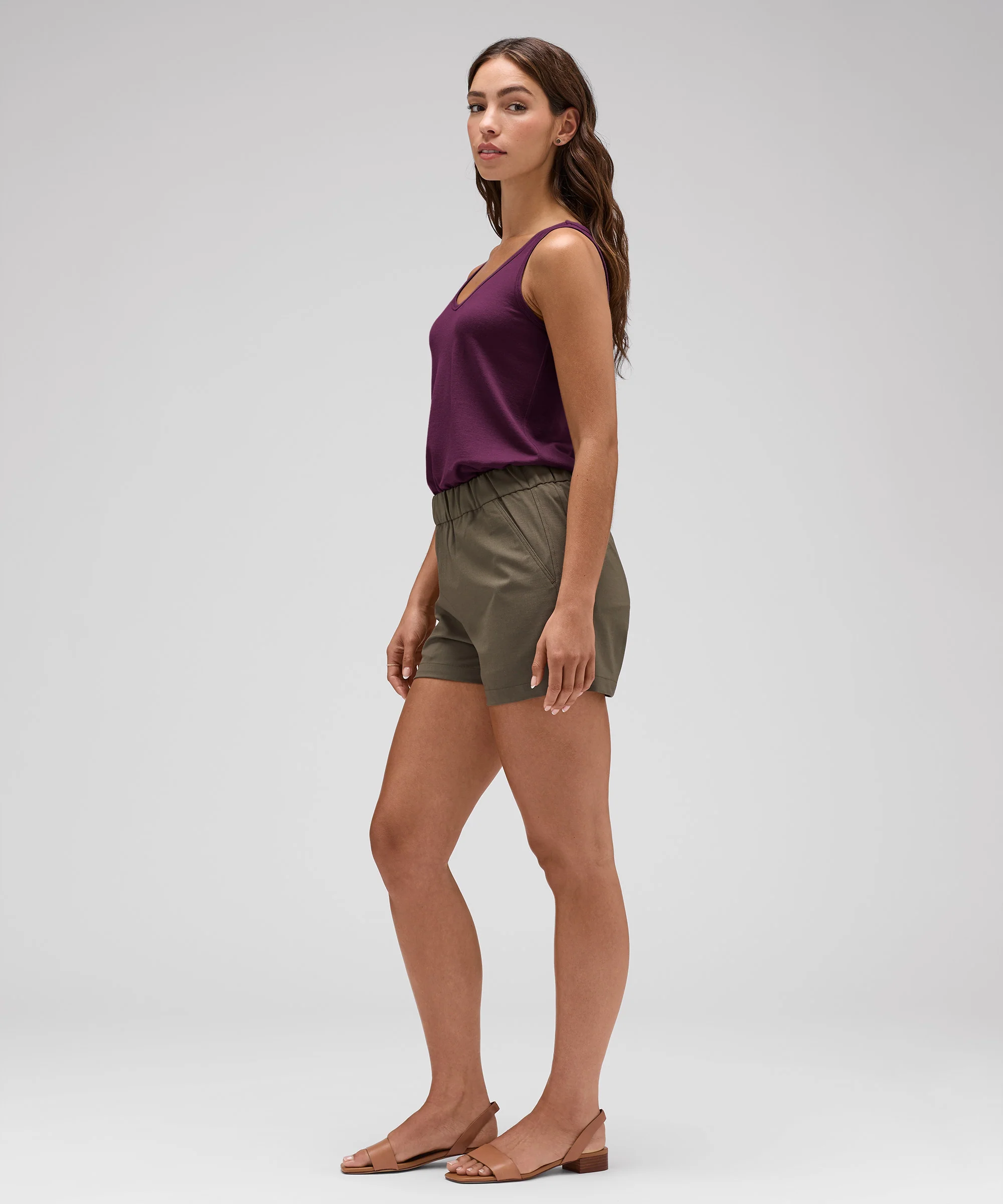 Women's Relaxed Merino V-Neck Tank - Image 26