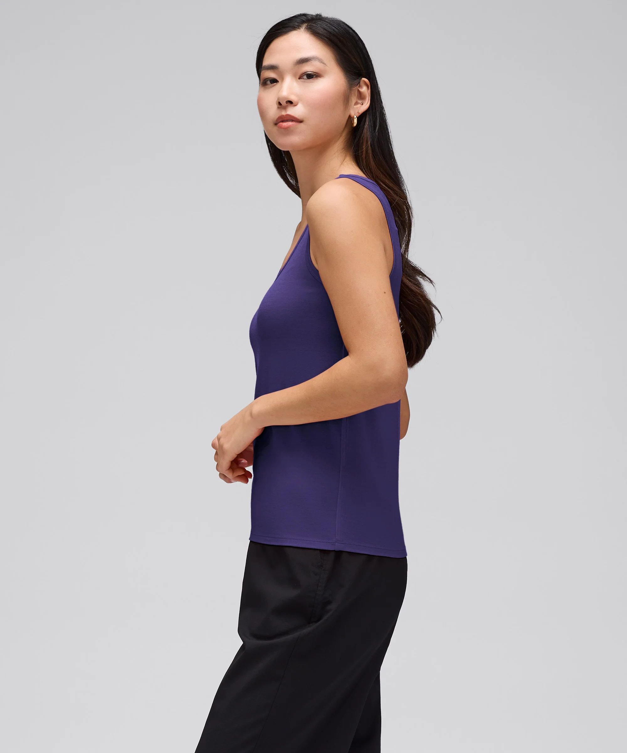 Women's Relaxed Merino V-Neck Tank - Image 37