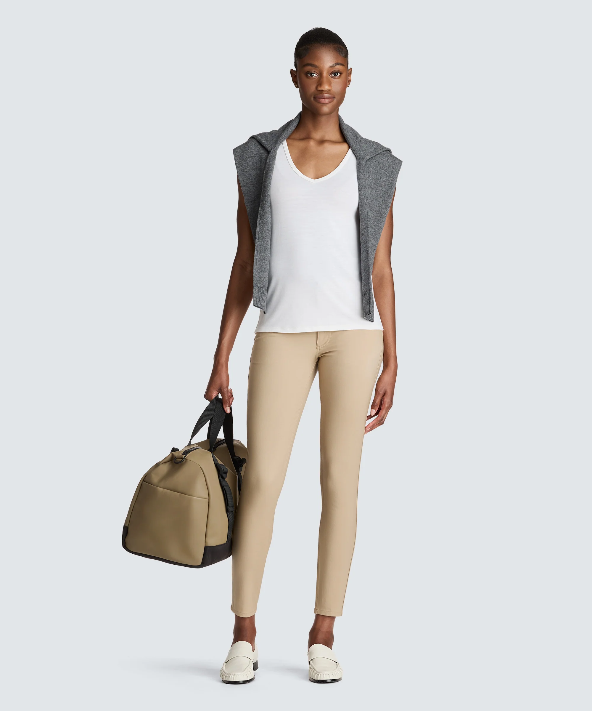 Women's Relaxed Merino V-Neck Tank - Image 7