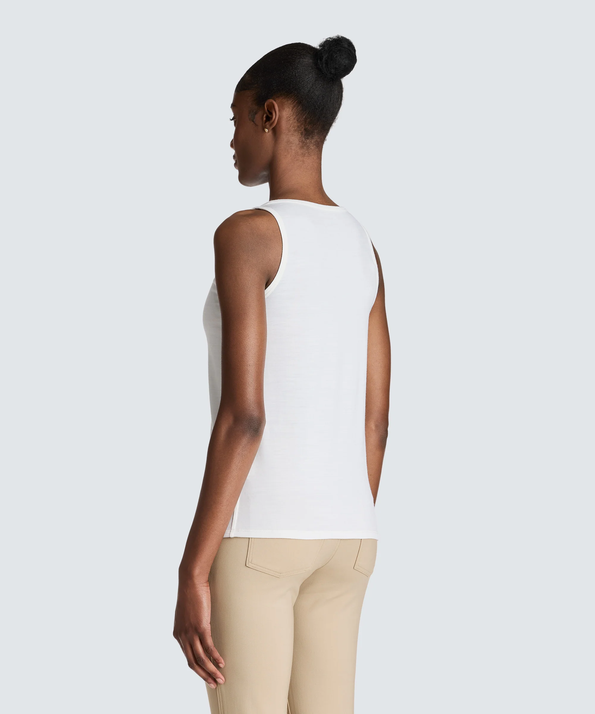 Women's Relaxed Merino V-Neck Tank - Image 9