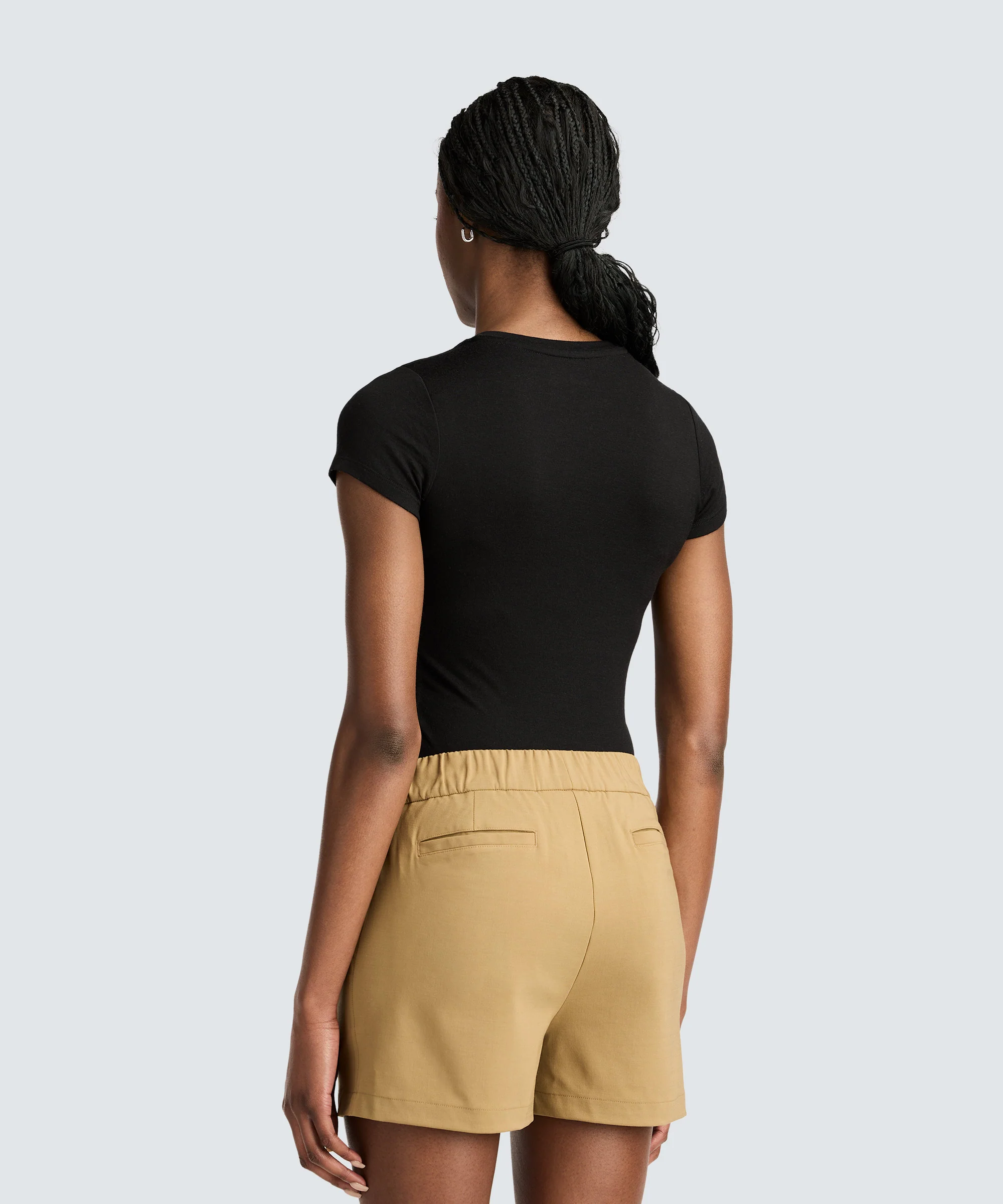 Women's Slim Merino Crew Neck T-Shirt - Image 4