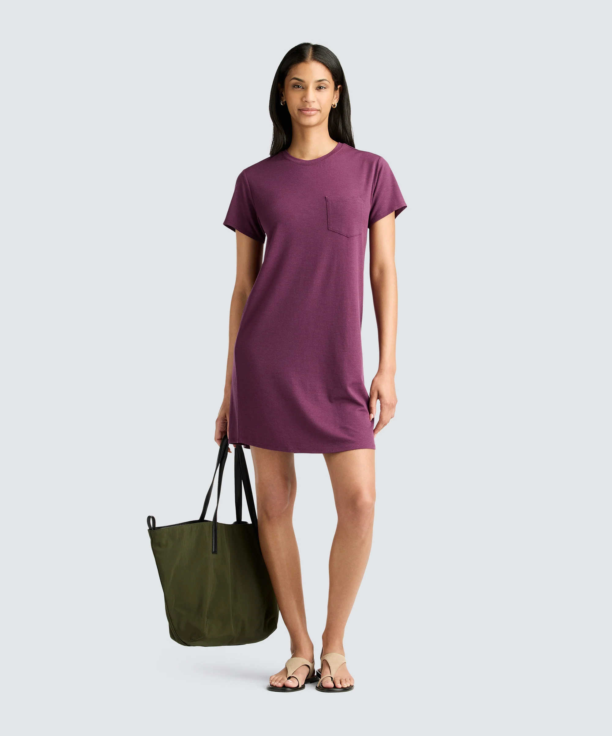 Women's Merino T-Shirt Dress - Image 8